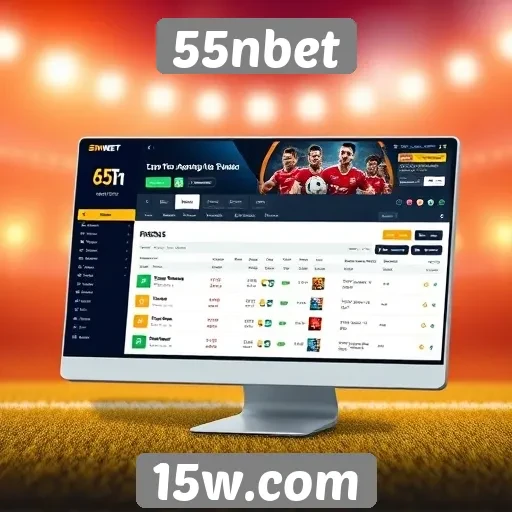 Interface do usuário do 55nbet é intuitiva